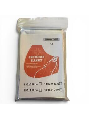 Showtime Emergency Light Weight Blanket 130x120CM
